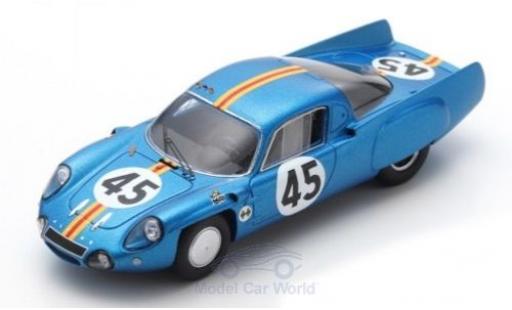Alpine A210 1/43 Spark No.45 24h Le Mans 1966 G.Verrier/R.Bouharde diecast model cars