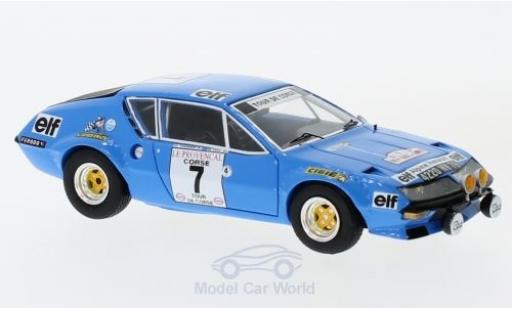 Diecast model cars Alpine A310 1/43 Spark No.7 Rallye WM Rallye Tour de Corse 1974 J-L.Therier/N.Vial Alpine A310 1/43 Spark No.7 Rallye WM Rallye Tour de Corse 1974 J-L.Therier/N.Vial diecast model cars