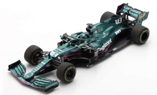 Diecast model cars Aston Martin AMR2 1/43 Spark 1 No.18 Cognizant F1 Team Cognizant Formel 1 GP Bahrain 2021 L.Stroll Aston Martin AMR2 1/43 Spark 1 No.18 Cognizant F1 Team Cognizant Formel 1 GP Bahrain 2021 L.Stroll diecast model cars