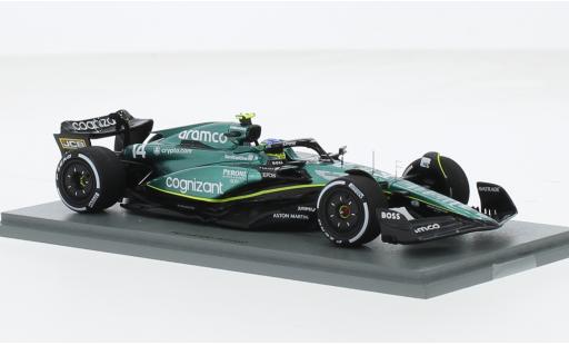 Aston Martin AMR2 1/43 Spark 3 No.14 Aramco Cognizant F1 Team Cognizant Formel 1 GP Kanada 2023 1:43 diecast model cars