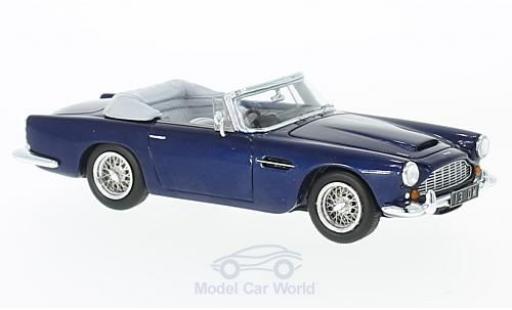 Diecast model cars Aston Martin DB4 1/43 Spark Convertible metallic blue RHD 1962 Aston Martin DB4 1/43 Spark Convertible metallic blue RHD 1962 diecast model cars