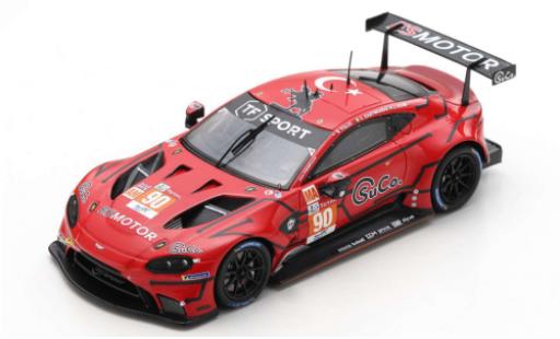 Diecast model cars Aston Martin Vantage 1/18 Spark AMR No.90 TF Sport 24h Le Mans 2020 J.Adam/C.Eastwood/S.Yoluc Aston Martin Vantage 1/18 Spark AMR No.90 TF Sport 24h Le Mans 2020 J.Adam/C.Eastwood/S.Yoluc diecast model cars