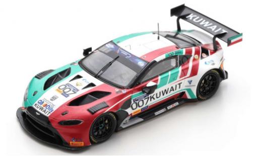 Diecast model cars Aston Martin Vantage 1/43 Spark GT3 No.007 Team Kuwait FIA Motorsport Games GT Cup Vallelunga 2019 K.Al Mudhaf/Z.Ashkanani Aston Martin Vantage 1/43 Spark GT3 No.007 Team Kuwait FIA Motorsport Games GT Cup Vallelunga 2019 K.Al Mudhaf/Z.Ashkanani diecast model cars