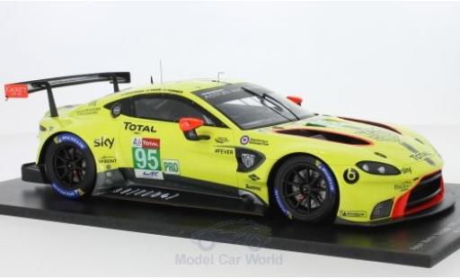 Diecast model cars Aston Martin Vantage 1/18 Spark GTE No.95 Racing 24h Le Mans 2018 M.Sorensen/N.Thiim/D.Turner Aston Martin Vantage 1/18 Spark GTE No.95 Racing 24h Le Mans 2018 M.Sorensen/N.Thiim/D.Turner diecast model cars
