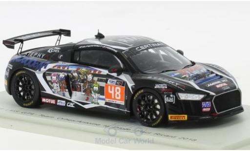Audi R8 1/43 Spark LMS GT4 No.48 Team Orhes/Antoine le Pilote Paul Ricard 2018 O.Pernaut/P.Marie diecast model cars