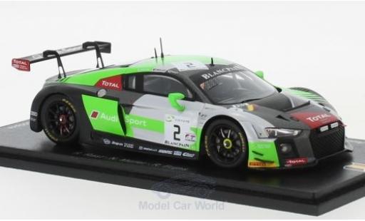 Audi R8 1/43 Spark LMS No.2 Sport Team WRT 24h Spa 2018 R.Rast/N.Müller/R.Frijns diecast model cars