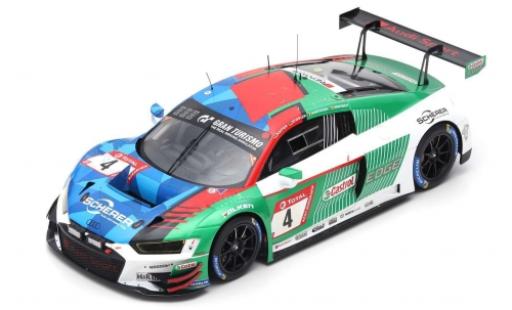 Audi R8 1/43 Spark LMS No.4 Sport Team Phoenix 24h Nürburgring 2019 P.Kaffer/F.Stippler/F.Vervisch/D.Vanthoor diecast model cars