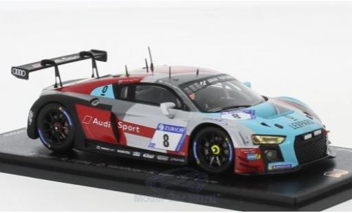 Audi R8 1/43 Spark LMS No.8 Sport Team WRT 24h Nürburgring 2018 R.Rast/R.Frijns/D.Vanthoor/K.van der Linde diecast model cars