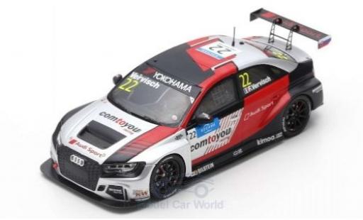 Diecast model cars Audi RS3 1/43 Spark LMS No.22 comtoyou Team Sport WTCR Slovakia Ring 2019 F.Vervisch Audi RS3 1/43 Spark LMS No.22 comtoyou Team Sport WTCR Slovakia Ring 2019 F.Vervisch diecast model cars