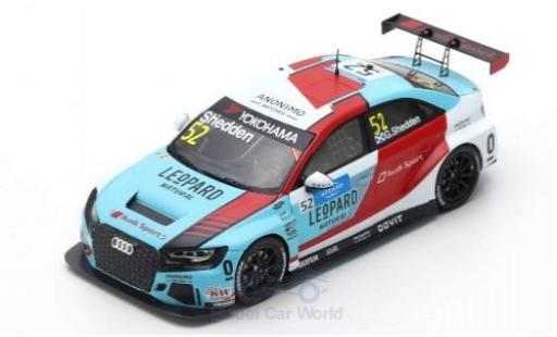 Diecast model cars Audi RS3 1/43 Spark LMS No.69 Leopard Racing Team Sport WTCR Marrakesh 2019 J-K.Vernay Audi RS3 1/43 Spark LMS No.69 Leopard Racing Team Sport WTCR Marrakesh 2019 J-K.Vernay diecast model cars