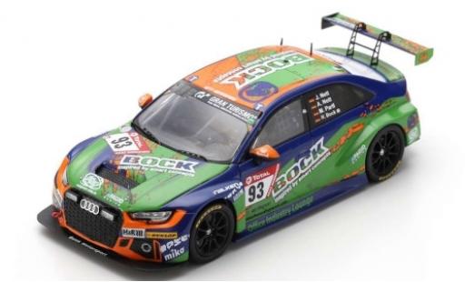 Diecast model cars Audi RS3 1/43 Spark LMS No.93 Bonk Motorsport Bock 24h Nürburgring 2019 H.Bock/M.Partl/J.Nett/A.Nett Audi RS3 1/43 Spark LMS No.93 Bonk Motorsport Bock 24h Nürburgring 2019 H.Bock/M.Partl/J.Nett/A.Nett diecast model cars