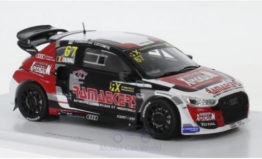 Diecast model cars Audi S1 1/43 Spark RX quattro No.67 Team Comtoyou RX World RX Belgien 2018 F.Duval Audi S1 1/43 Spark RX quattro No.67 Team Comtoyou RX World RX Belgien 2018 F.Duval diecast model cars