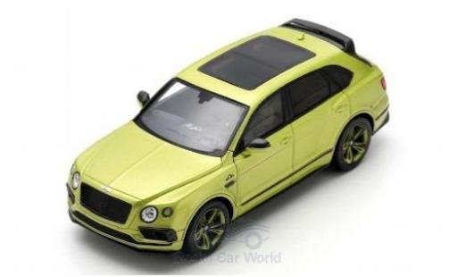 Diecast model cars Bentley Bentayga 1/43 Spark Pikes Peak Limited Edition metallic green 2018 by Mulliner Bentley Bentayga 1/43 Spark Pikes Peak Limited Edition metallic green 2018 by Mulliner diecast model cars