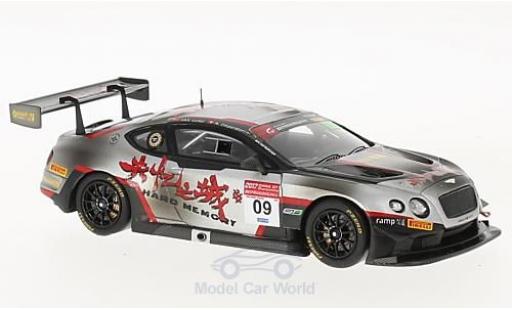 Bentley Continental T 1/43 Spark GT3 No.9 Hard Memory Team Absolute GT Championship China 2017 P.Geng/A.Imperatori diecast model cars