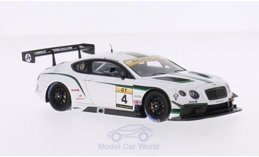 Bentley Continental T 1/43 Spark GT3 RHD No.4 Absolute Racing GT Cup GP Macau 2014 J-K.Vernay diecast model cars