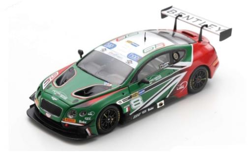 Diecast model cars Bentley Continental 1/43 Spark GT3 RHD No.8 Petri Corse Motorsport GT Italian Championship Mugello 2018 N.Larini/A.Caffi Bentley Continental 1/43 Spark GT3 RHD No.8 Petri Corse Motorsport GT Italian Championship Mugello 2018 N.Larini/A.Caffi diecast model cars