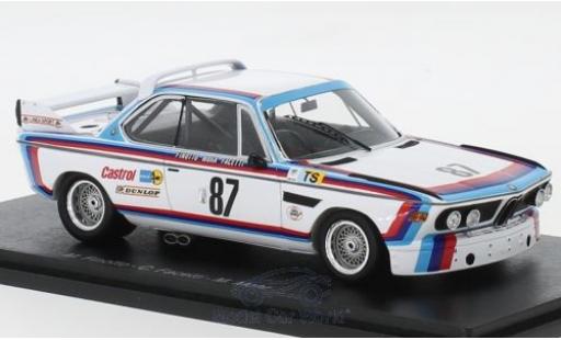 Diecast model cars Bmw 3.0 1/43 Spark CSL No.87 24h Le Mans 1974 M.Finotto/C.Facetti/M.Mohr Bmw 3.0 1/43 Spark CSL No.87 24h Le Mans 1974 M.Finotto/C.Facetti/M.Mohr diecast model cars