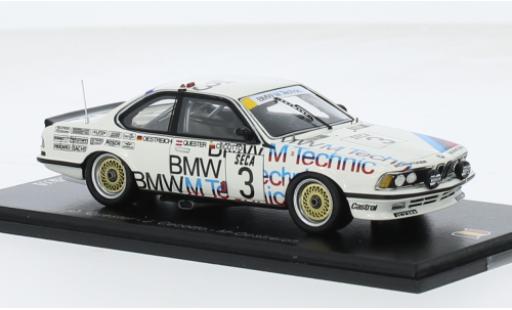 Bmw 635 1/43 Spark CSi No.3 24h Spa 1985 1:43 diecast model cars