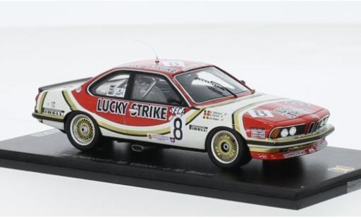 Bmw 635 1/43 Spark CSi No.8 Lucky Strike 24h Spa 1983 1:43 diecast model cars