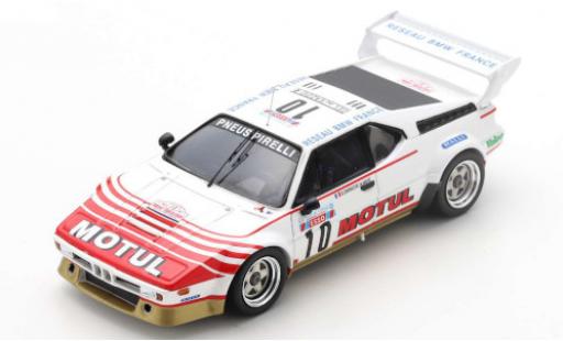 Diecast model cars Bmw M1 1/43 Spark No.10 Equipe France Motul Tour de Corse 1982 B.Darniche/A.Mahe Bmw M1 1/43 Spark No.10 Equipe France Motul Tour de Corse 1982 B.Darniche/A.Mahe diecast model cars