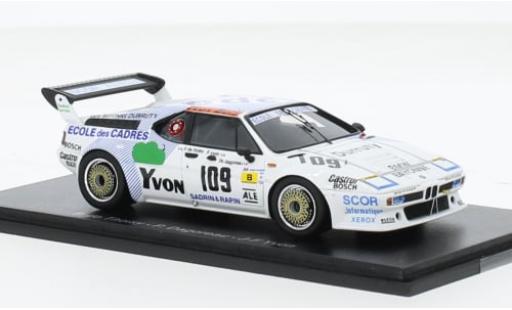 Bmw M1 1/43 Spark No.109 24h Le Mans 1984 1:43 diecast model cars