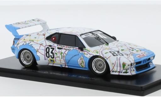 Diecast model cars Bmw M1 1/43 Spark No.83 France Antar 24h Le Mans 1980 D.Pironi/D.Quester/M.Mignot Bmw M1 1/43 Spark No.83 France Antar 24h Le Mans 1980 D.Pironi/D.Quester/M.Mignot diecast model cars