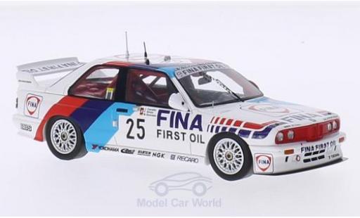 Bmw M3 E30 1/43 Spark (E30) No.25 M Team Schnitzer Fina 24h Spa 1990 J.Cecotto/F.Giroix/M.Oestreich diecast model cars