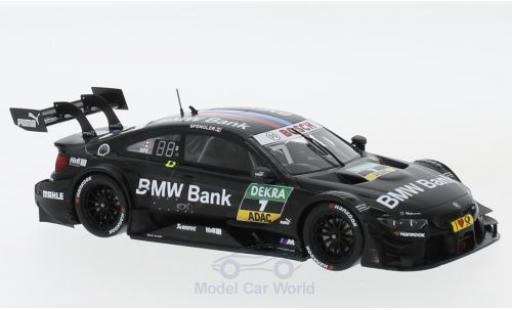 Bmw M4 1/43 Spark DTM No.7 Team RBM Bank DTM Hockenheim 2017 B.Spengler diecast model cars