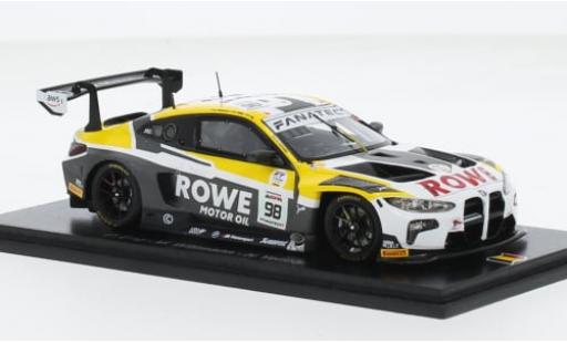 Bmw M4 1/43 Spark GT3 No.98 ROWE Racing 24h Spa 2023 1:43 diecast model cars