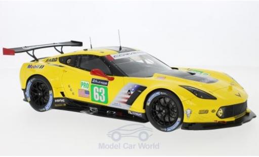 Diecast model cars Chevrolet Corvette C7 1/18 Spark C7.R No.63 Racing - GM 24h Le Mans 2017 J.Magnussen/A.Garcia/J.Taylor Chevrolet Corvette C7 1/18 Spark C7.R No.63 Racing - GM 24h Le Mans 2017 J.Magnussen/A.Garcia/J.Taylor diecast model cars