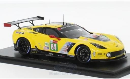 Diecast model cars Chevrolet Corvette 1/43 Spark C7.R No.64 Racing 24h Le Mans 2018 O.Gavin/T.Milner/M.Fässler Chevrolet Corvette 1/43 Spark C7.R No.64 Racing 24h Le Mans 2018 O.Gavin/T.Milner/M.Fässler diecast model cars