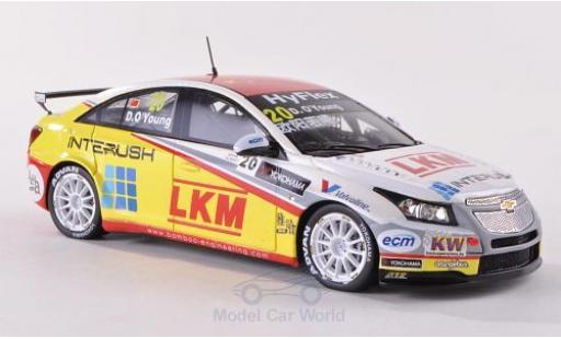 Diecast model cars Chevrolet Cruze 2012 1/43 Spark 1.6T No.20 LKM WTCC Macau 2012 D.O Young Chevrolet Cruze 2012 1/43 Spark 1.6T No.20 LKM WTCC Macau 2012 D.O Young diecast model cars