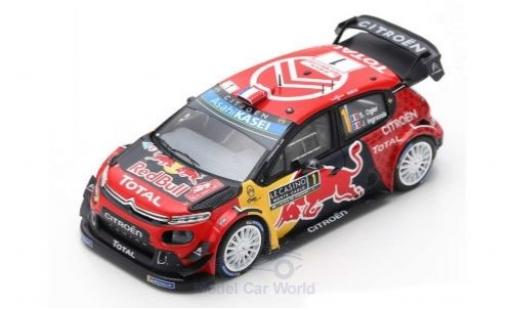 Citroen C3 1/43 Spark WRC No.1 Total WRT Red Bull WRC Rally Monte Carlo 2019 100th victory in WRC by S.Ogier/J.Ingrassia diecast model cars