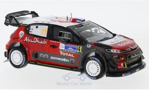 Diecast model cars Citroen C3 1/43 Spark WRC No.11 Total Abu Dhabi World Rally Team Rallye WM Rallye Mexico 2018 S.Loeb/D.Elena Citroen C3 1/43 Spark WRC No.11 Total Abu Dhabi World Rally Team Rallye WM Rallye Mexico 2018 S.Loeb/D.Elena diecast model cars