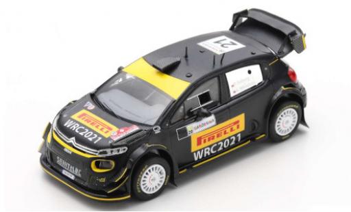 Diecast model cars Citroen C3 1/43 Spark WRC No.21 SaintéLoc Racing Rallye WM Rallye Sardinien 2020 Reifentest Pirelli P.Solberg/A.Mikkelsen Citroen C3 1/43 Spark WRC No.21 SaintéLoc Racing Rallye WM Rallye Sardinien 2020 Reifentest Pirelli P.Solberg/A.Mikkelsen diecast model cars