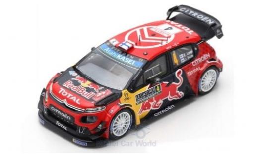 Citroen C3 1/43 Spark WRC No.4 Total WRT Red Bull WRC Rally Monte Carlo 2019 E.Lappi/J.Ferm diecast model cars