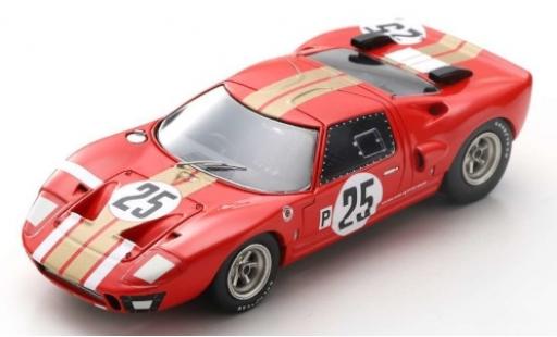 Diecast model cars Ford GT40 1/43 Spark AMR1 RHD No.25 Alan Mann Racing 12h Sebring 1966 J.Whitmore/F.Gardner Ford GT40 1/43 Spark AMR1 RHD No.25 Alan Mann Racing 12h Sebring 1966 J.Whitmore/F.Gardner diecast model cars