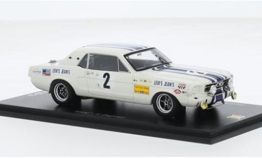 Ford Mustang 1/43 Spark No.2 Team Claude Dubois 24h Spa 1968 1:43 diecast model cars
