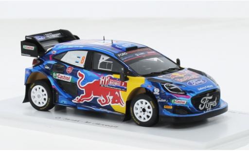 Diecast model cars Ford Puma 1/43 Spark Rally1 No.8 M-Sport World Rally Team Red Bull Rallye WM Rallye Chile 2023 1:43 Ford Puma 1/43 Spark Rally1 No.8 M-Sport World Rally Team Red Bull Rallye WM Rallye Chile 2023 1:43 diecast model cars
