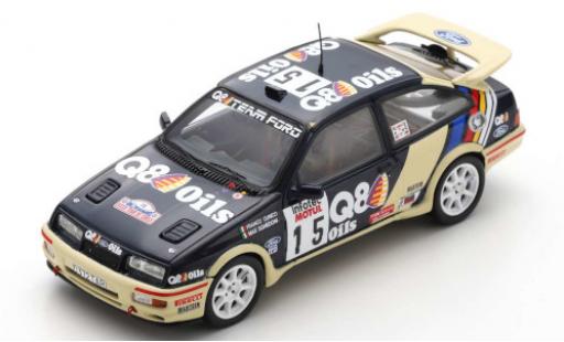 Diecast model cars Ford Sierra 1/43 Spark RS Cosworth No.15 Q8 Rallye WM Tour de Corse 1989 G.Cunico/M.Sghedoni Ford Sierra 1/43 Spark RS Cosworth No.15 Q8 Rallye WM Tour de Corse 1989 G.Cunico/M.Sghedoni diecast model cars