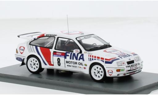Diecast model cars Ford Sierra 1/43 Spark RS Cosworth No.8 Fina Rallye WM Tour de Corse 1990 1:43 Ford Sierra 1/43 Spark RS Cosworth No.8 Fina Rallye WM Tour de Corse 1990 1:43 diecast model cars