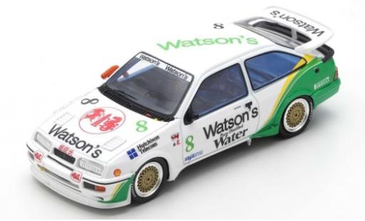Diecast model cars Ford Sierra 1/43 Spark RS500 Cosworth RHD No.8 Watsons Macau Guia Race 1989 T.Harvey Ford Sierra 1/43 Spark RS500 Cosworth RHD No.8 Watsons Macau Guia Race 1989 T.Harvey diecast model cars