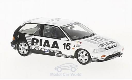 Diecast model cars Honda Civic 1/43 Spark EF3 RHD No.15 PIAA JTC Suzuka 1989 H.Okada/K.Sato Honda Civic 1/43 Spark EF3 RHD No.15 PIAA JTC Suzuka 1989 H.Okada/K.Sato diecast model cars