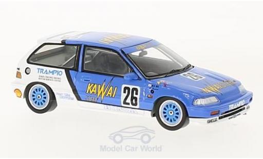 Diecast model cars Honda Civic 1/43 Spark EF3 RHD No.26 Kawaisteel Macau Guia Race 1989 K.Shimizu Honda Civic 1/43 Spark EF3 RHD No.26 Kawaisteel Macau Guia Race 1989 K.Shimizu diecast model cars
