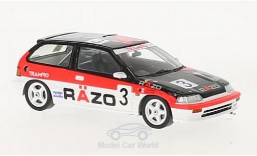 Diecast model cars Honda Civic 1/43 Spark EF3 RHD No.3 JTC Suzuka 1989 N.Hattori/T. Tsutsumi Honda Civic 1/43 Spark EF3 RHD No.3 JTC Suzuka 1989 N.Hattori/T. Tsutsumi diecast model cars