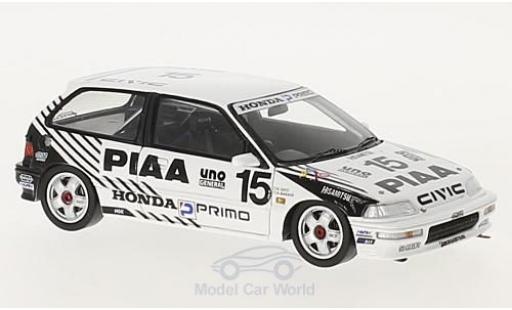 Diecast model cars Honda Civic 1/43 Spark EF9 RHD No.15 PIAA JTC 500km Suzuka 1990 A.Nakaya/K.Sato Honda Civic 1/43 Spark EF9 RHD No.15 PIAA JTC 500km Suzuka 1990 A.Nakaya/K.Sato diecast model cars