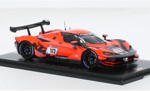 Aston Martin V8 Vantage GT2 1/43 Spark KTM X-BOW GT2 No.117 True Racing 24h Nürburgring 2022 1:43 diecast model cars