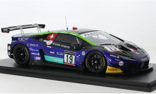 Lamborghini Huracan 1/18 Spark GT3 Evo No.19 Emil Frey Racing 24h Spa 2022 1:18 diecast model cars
