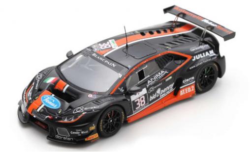 Lamborghini Huracan 1/43 Spark GT3 No.38 Antonelli Motorsport 24h Spa 2016 M.Cerruti/L.Spinelli/C.Sbirrazzuoli/G.Vannelet diecast model cars