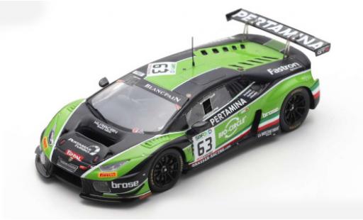Diecast model cars Lamborghini Huracan 1/43 Spark GT3 No.63 GRT Grasser Racing Team 24h Spa 2017 M.Bortolotti/C.Engelhart/A.Caldarelli Lamborghini Huracan 1/43 Spark GT3 No.63 GRT Grasser Racing Team 24h Spa 2017 M.Bortolotti/C.Engelhart/A.Caldarelli diecast model cars